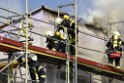 Dachstuhlbrand Koeln Poll Geislarerstr P263